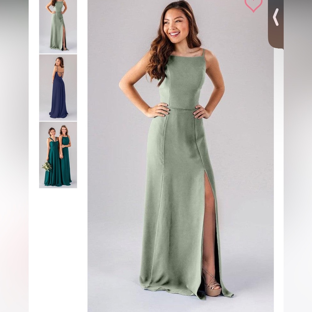 Kennedy Blue “moss” bridesmaid dress chiffon
